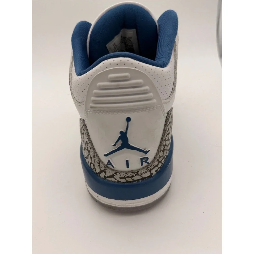 Nike Air Jordan 3 Retro Wizards White True Blue CT8532-148 Mens Sneakers 7.5